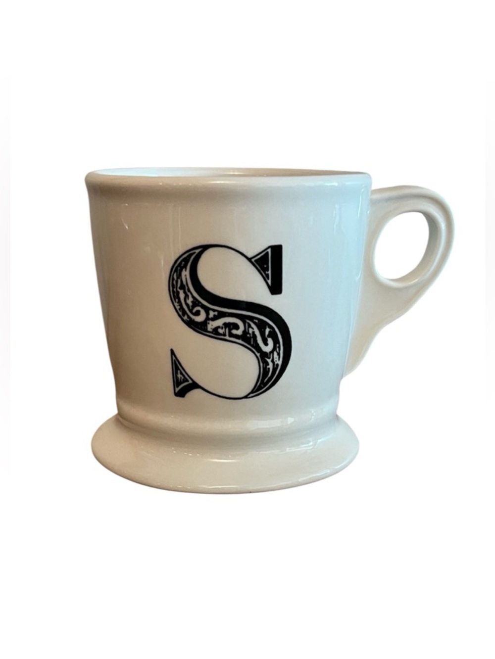 Anthropologie Initial S Alphabet coffee tea Mug